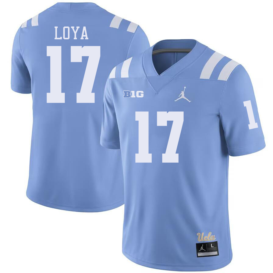 UCLA Bruins #17 Logan Loya Big 10 Conference College Football Jerseys Stitched Sale-Power Blue